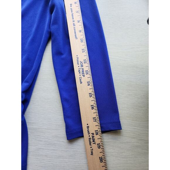 TOP/BLOUSE-INC INTERNATIONAL CONCEPTS-Royal Blue-3/4 Sleeves-Decorative Rings-M - Picture 13 of 13